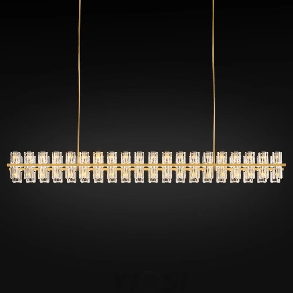 Modern Crystal Chandelier – Gold / Black – Multiple Sizes & Shapes