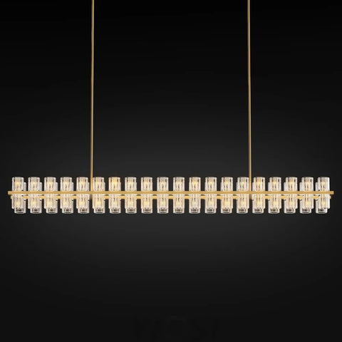 Modern Crystal Chandelier – Gold / Black – Multiple Sizes & Shapes