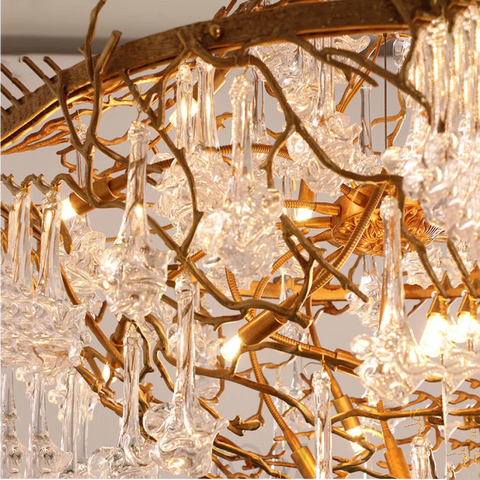 chandelier kitchen table