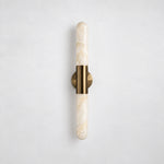 Modern Cylindrical LED Wall Sconce with Metallic Accent – lights off
