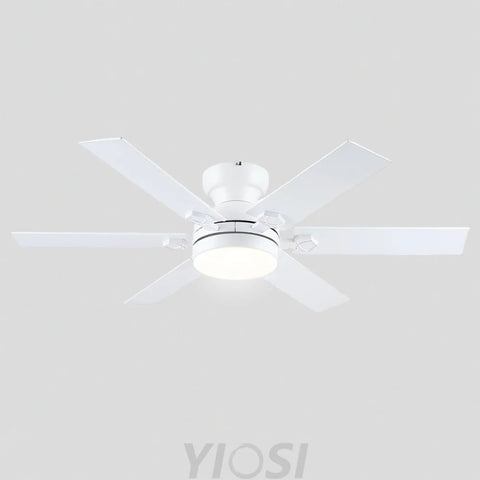 Modern Flush Mount Fans Light Ceiling Fans with Lights Black Low Profile Ceiling Fans 52“ Ceiling Lights