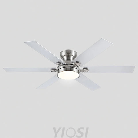 Modern Flush Mount Fans Light Ceiling Fans with Lights Black Low Profile Ceiling Fans 52“ Ceiling Lights