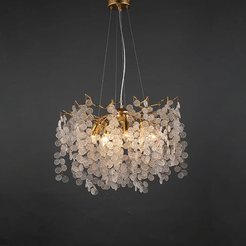 Modern Gold Chandelier Light Fixture For Dinning Room 23.6’’ D Branch