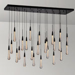 Modern Golden Raindrop Chandelier