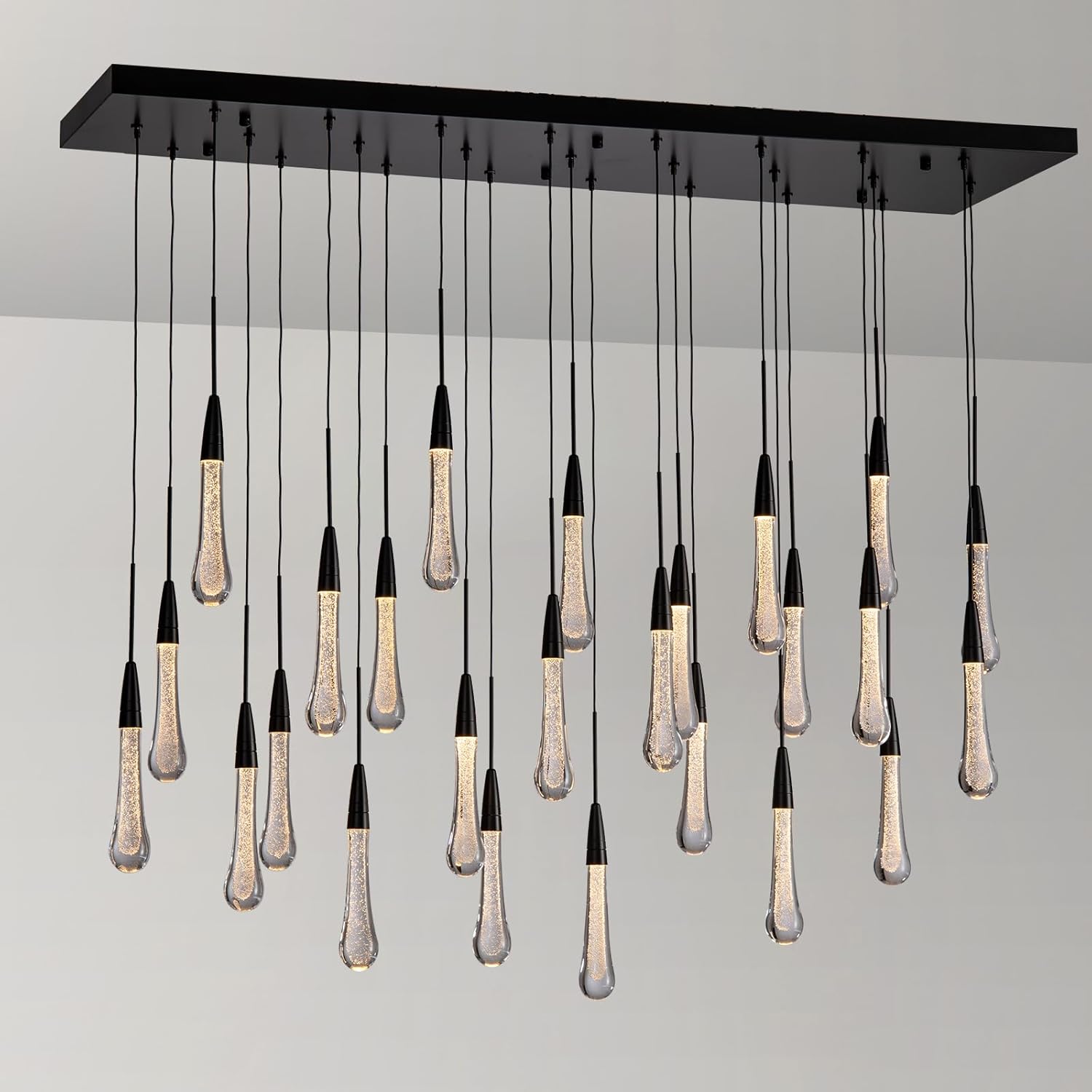 Modern Golden Raindrop Chandelier