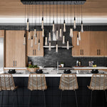 Modern Golden Raindrop Chandelier