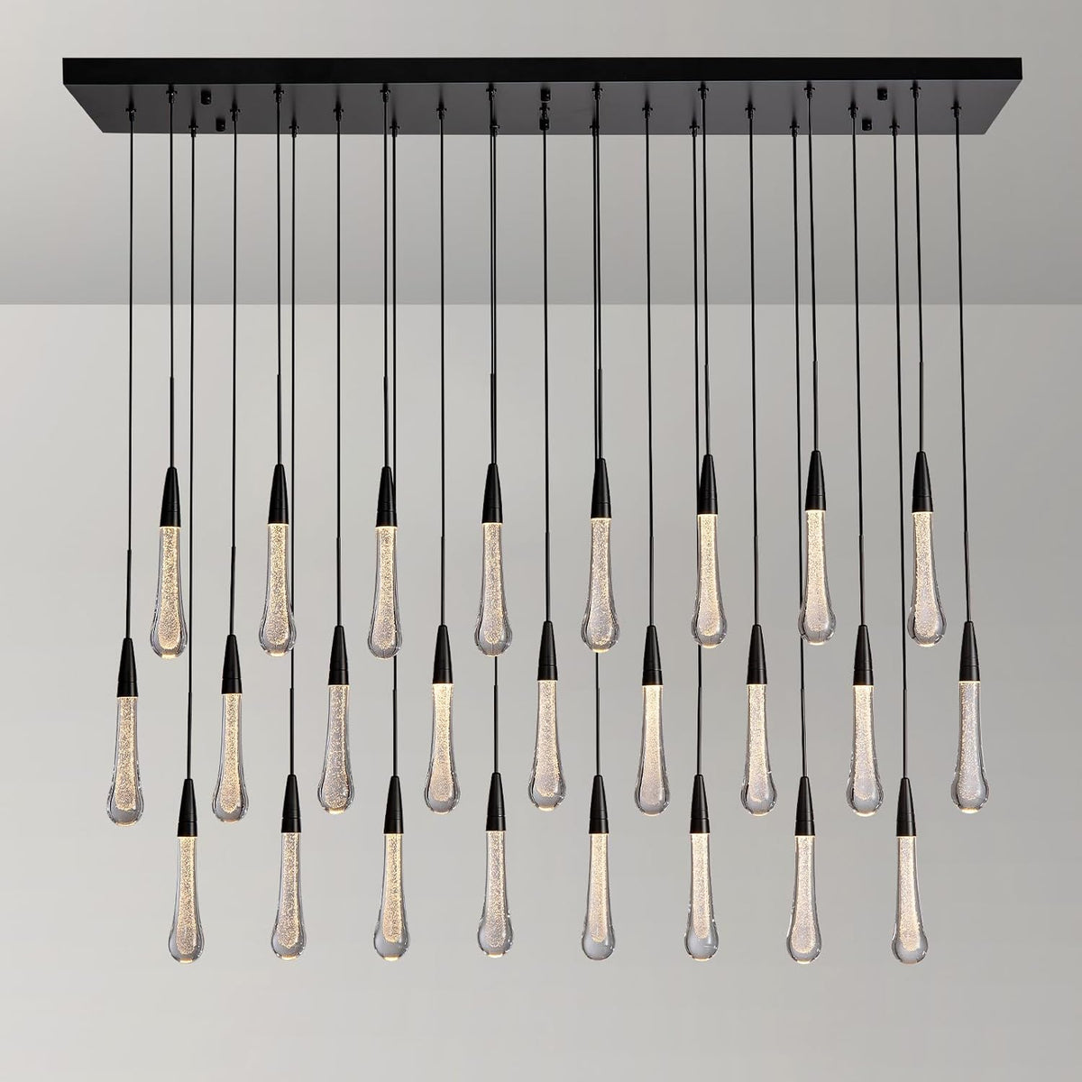 Modern Golden Raindrop Chandelier