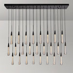 Modern Golden Raindrop Chandelier
