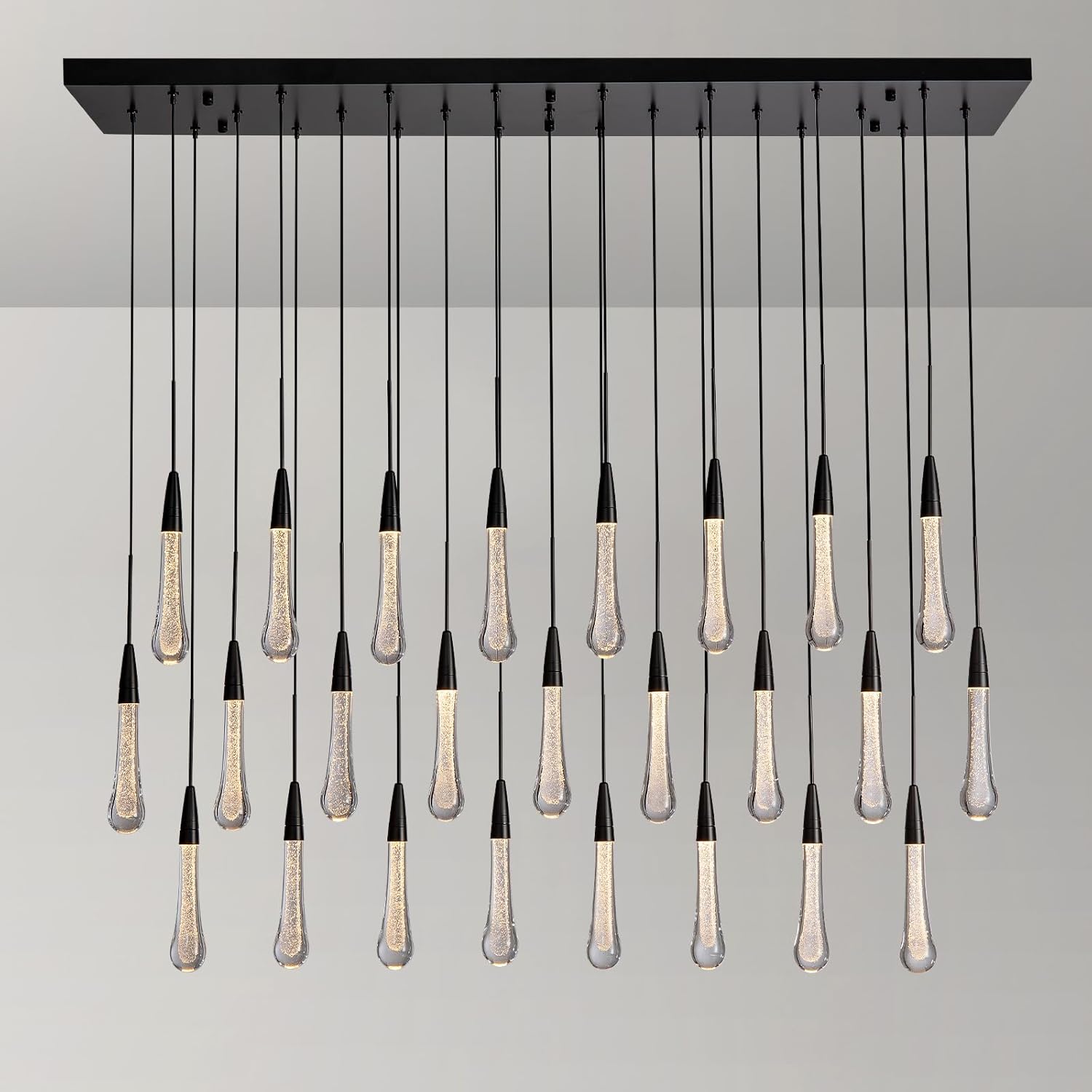 Modern Golden Raindrop Chandelier