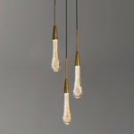 Modern Golden Raindrop Chandelier