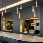 Modern Golden Raindrop Chandelier