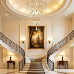 Modern Golden Raindrop Chandelier