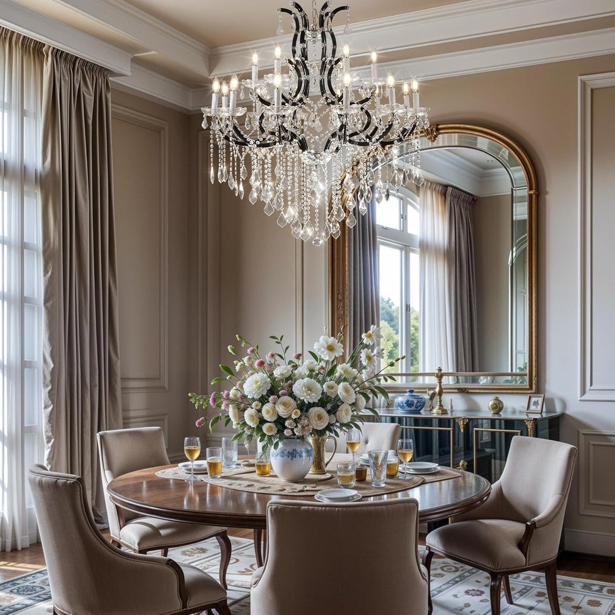 Modern Large Crystal Chandeliers