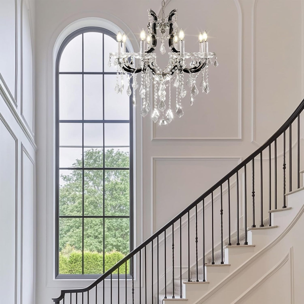 Modern Large Crystal Chandeliers