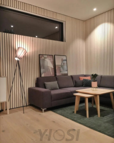 Modern Oslo Wooden Floor Lamp - Yiosilamp