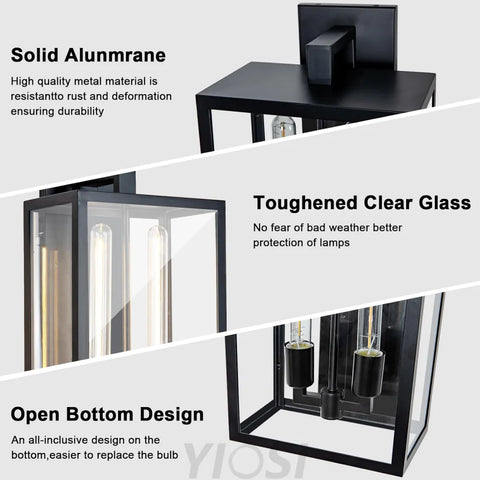 Modern outdoor house wall lamp
