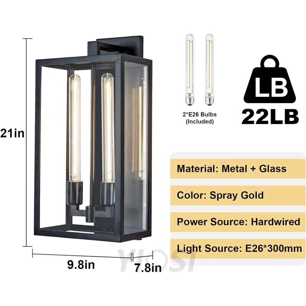 Modern outdoor house wall lamp