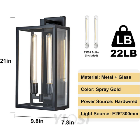 Modern outdoor house wall lamp