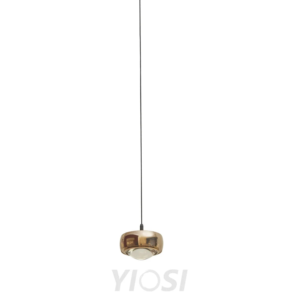 Modern Planetary Shaped Pendant Light Rose Gold