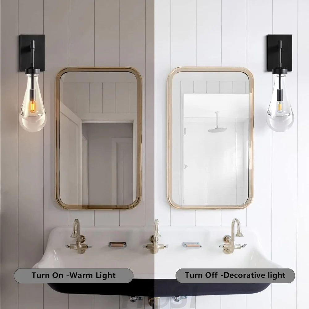 Modern Raindrop Wall Sconces