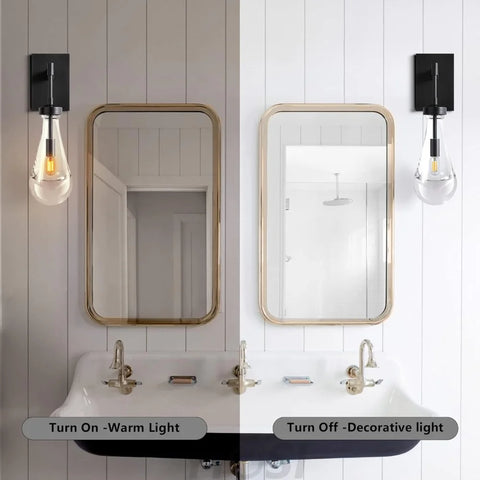 Modern Raindrop Wall Sconces