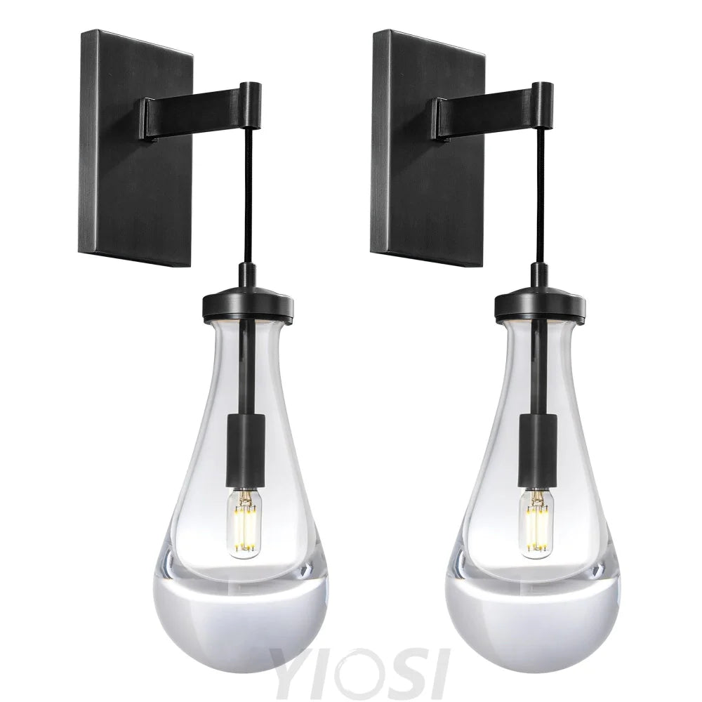 Modern Raindrop Wall Sconces