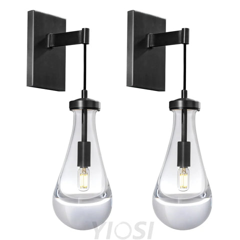 Modern Raindrop Wall Sconces
