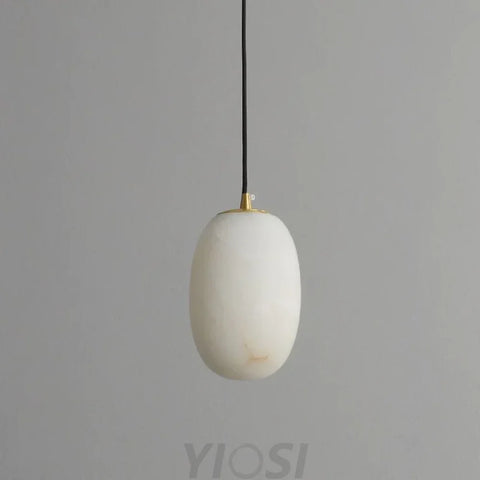 Modern Real Alabaster Pendant Lighting Beside Bed Dining Table