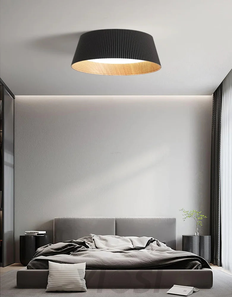 Modern Ribbed Ceiling Light  ∅ 18.1″ - Chloe, Flush Mounts-1-Yiosilamp