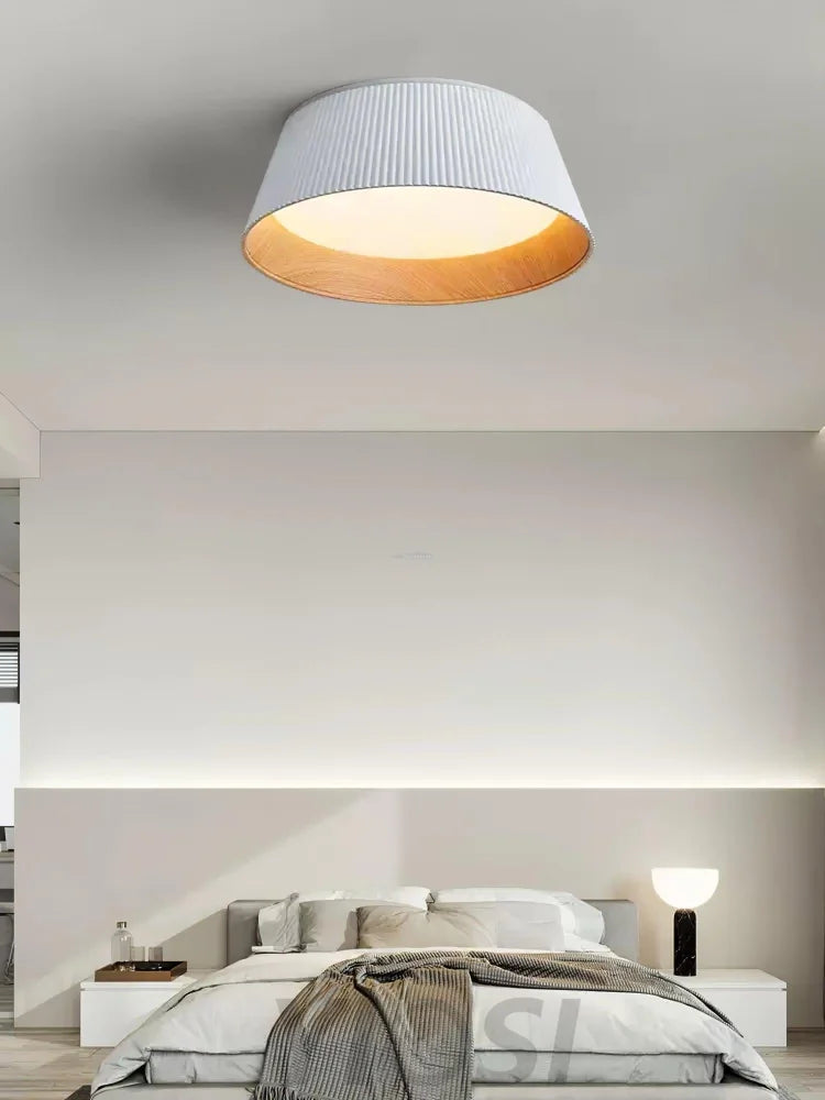 Modern Ribbed Ceiling Light  ∅ 18.1″ - Chloe, Flush Mounts-1-Yiosilamp