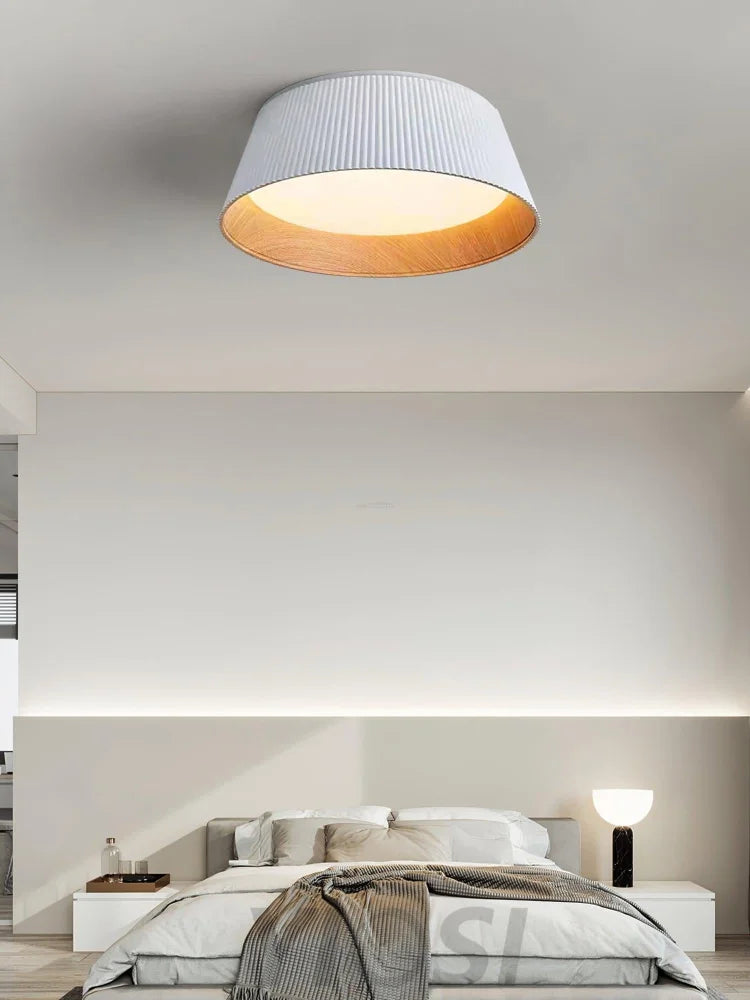 Modern Ribbed Ceiling Light  ∅ 18.1″ - Chloe, Flush Mounts-1-Yiosilamp