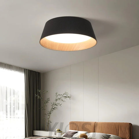 Modern Ribbed Ceiling Light  ∅ 18.1″ - Chloe, Flush Mounts-1-Yiosilamp