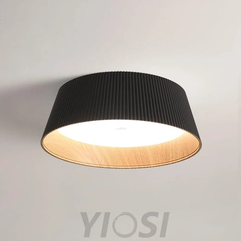 Modern Ribbed Ceiling Light  ∅ 18.1″ - Chloe, Flush Mounts-1-Yiosilamp