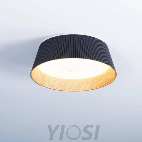 Modern Ribbed Ceiling Light  ∅ 18.1″ - Chloe, Flush Mounts-1-Yiosilamp