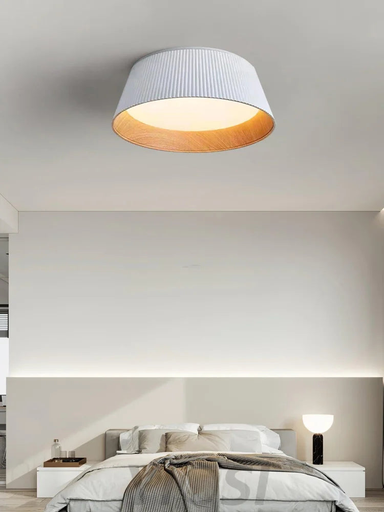 Modern Ribbed Ceiling Light  ∅ 18.1″ - Chloe, Flush Mounts-1-Yiosilamp