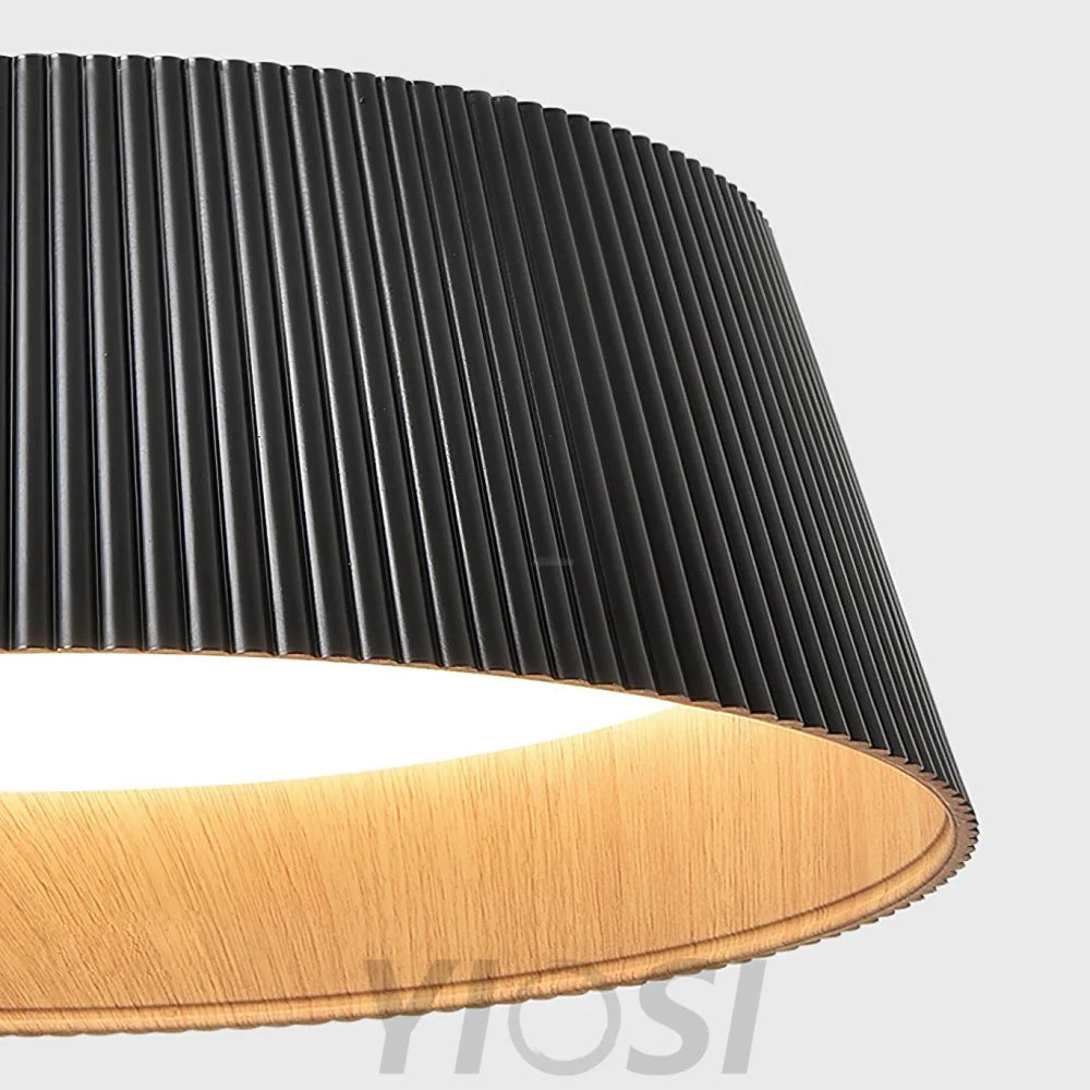 Modern Ribbed Ceiling Light  ∅ 18.1″ - Chloe, Flush Mounts-1-Yiosilamp