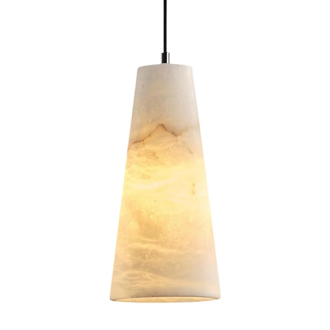 Modern Spanish Alabaster Mini Pendant Light – Round Design Black-1