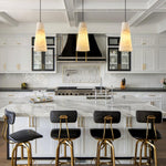 Modern Spanish Alabaster Mini Pendant Light – Round Design