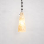 Modern Tapered Pendant Wall Light – lights on