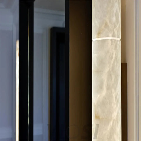 Modern Vertical Alabaster Wall Sconce Light Fixtures