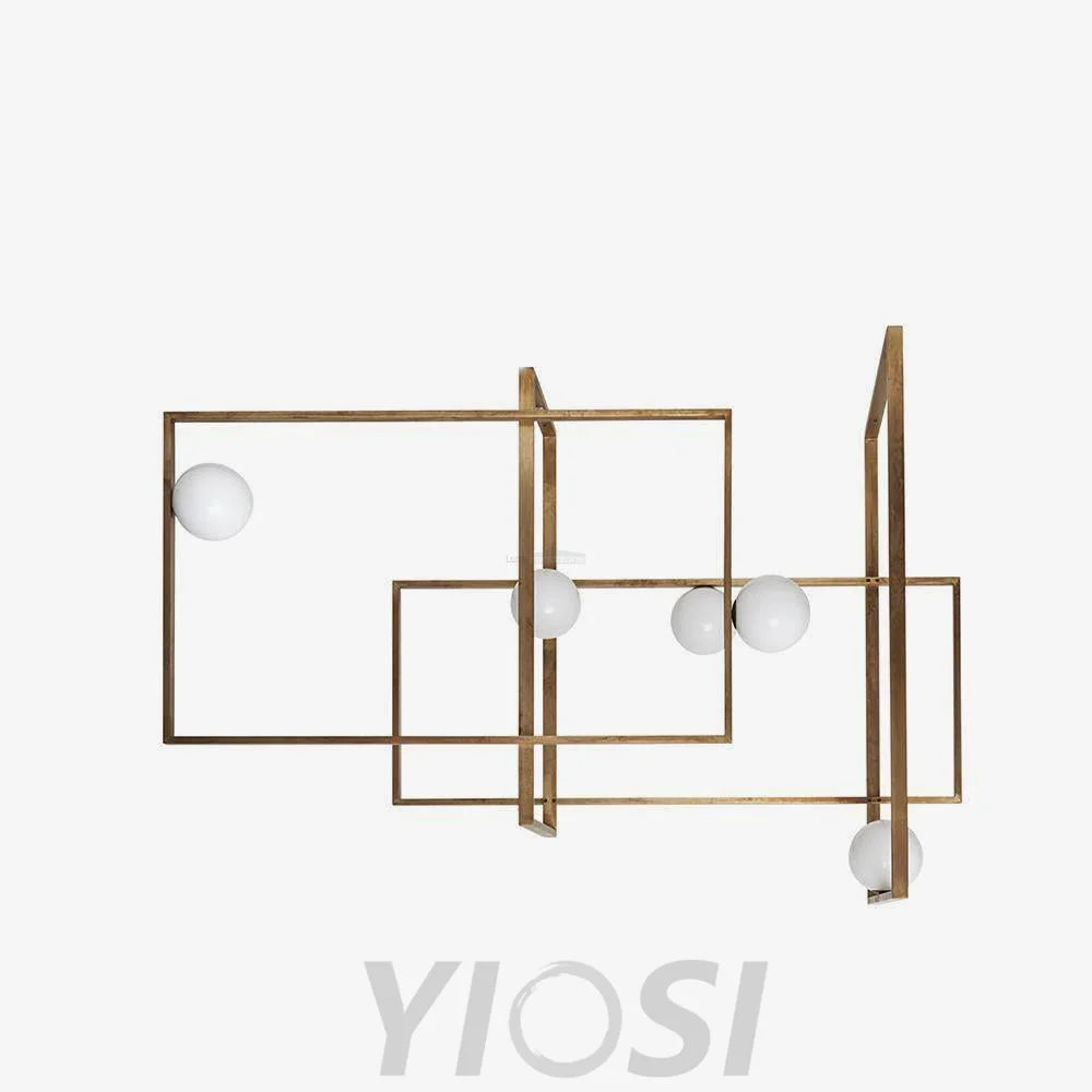Mondrian Glass Ceiling Light L 47.2″ - Unknown-1-Yiosilamp