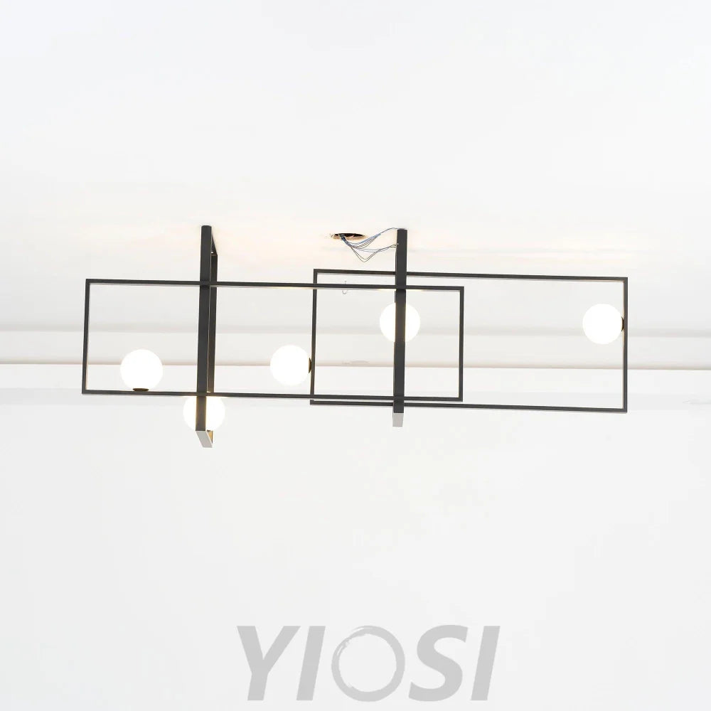 Mondrian Glass Ceiling Light L 47.2″ - Unknown-1-Yiosilamp