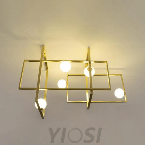 Mondrian Glass Ceiling Light L 47.2″ - Unknown-1-Yiosilamp