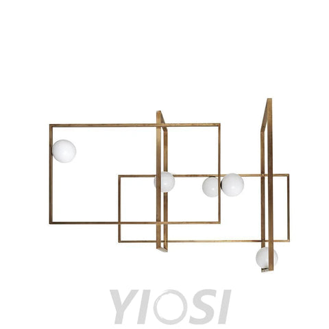 Mondrian Glass Ceiling Light L 47.2″ - Unknown-1-Yiosilamp