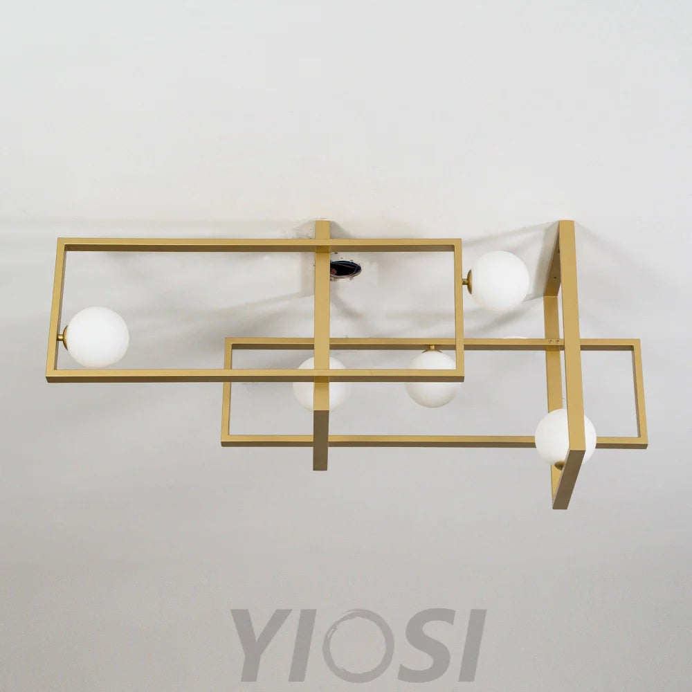 Mondrian Glass Ceiling Light L 47.2″ - Unknown-1-Yiosilamp