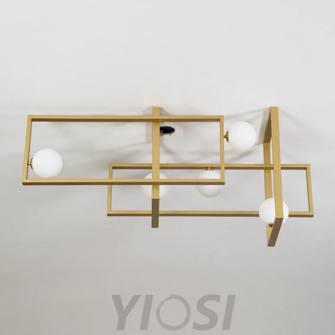 Mondrian Glass Ceiling Light L 47.2″ - Unknown-1-Yiosilamp