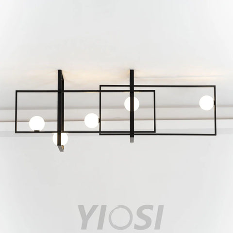 Mondrian Glass Ceiling Light L 47.2″ - Unknown-1-Yiosilamp