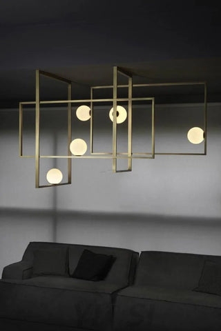 Mondrian Glass Ceiling Light L 47.2″ - Unknown-1-Yiosilamp