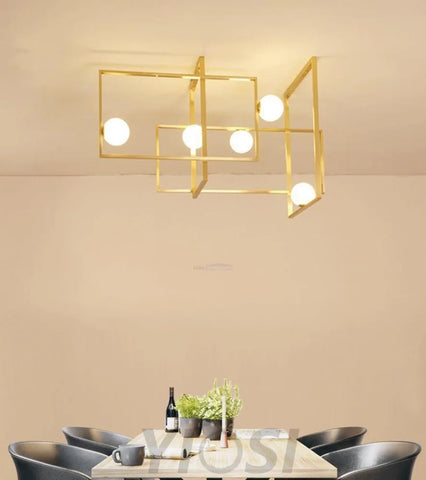 Mondrian Glass Ceiling Light L 47.2″ - Unknown-1-Yiosilamp