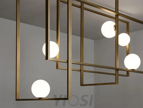 Mondrian Glass Ceiling Light L 47.2″ - Unknown-1-Yiosilamp
